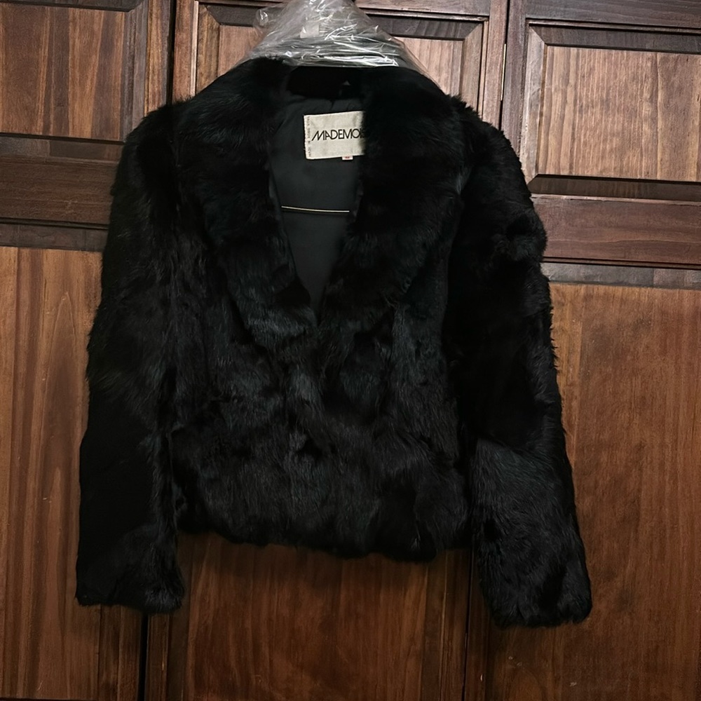 Black Faux Fur Jacket